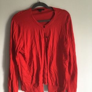 Ann Taylor Cardigan Red xxl